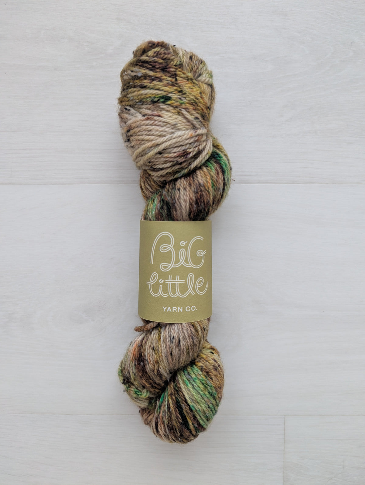 Big Little Yarn Co - Superwash Blue Faced Leicester Wool (SWM BFL) Tweed DK