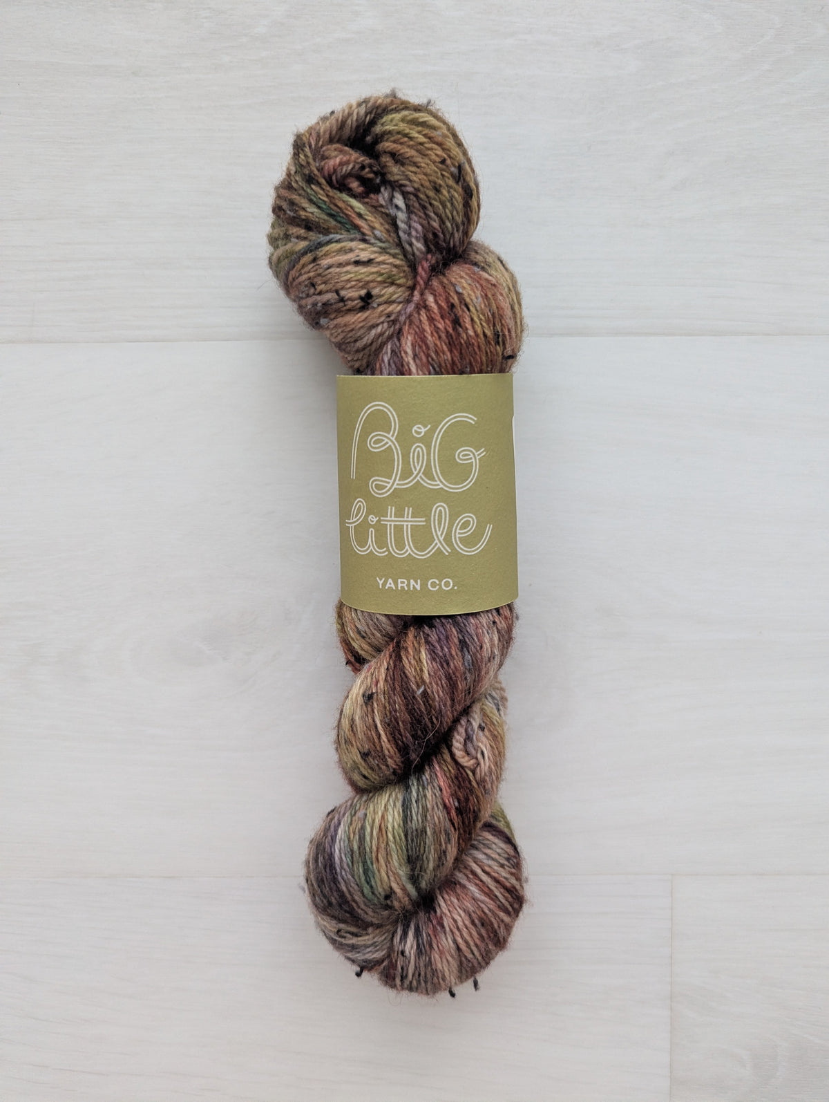 Big Little Yarn Co - Superwash Blue Faced Leicester Wool (SWM BFL) Tweed DK