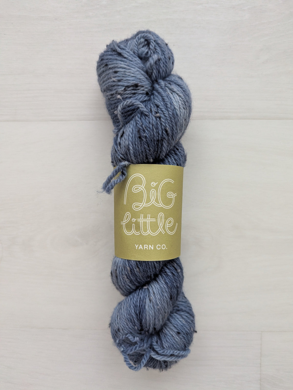 Big Little Yarn Co - Superwash Blue Faced Leicester Wool (SWM BFL) Tweed DK