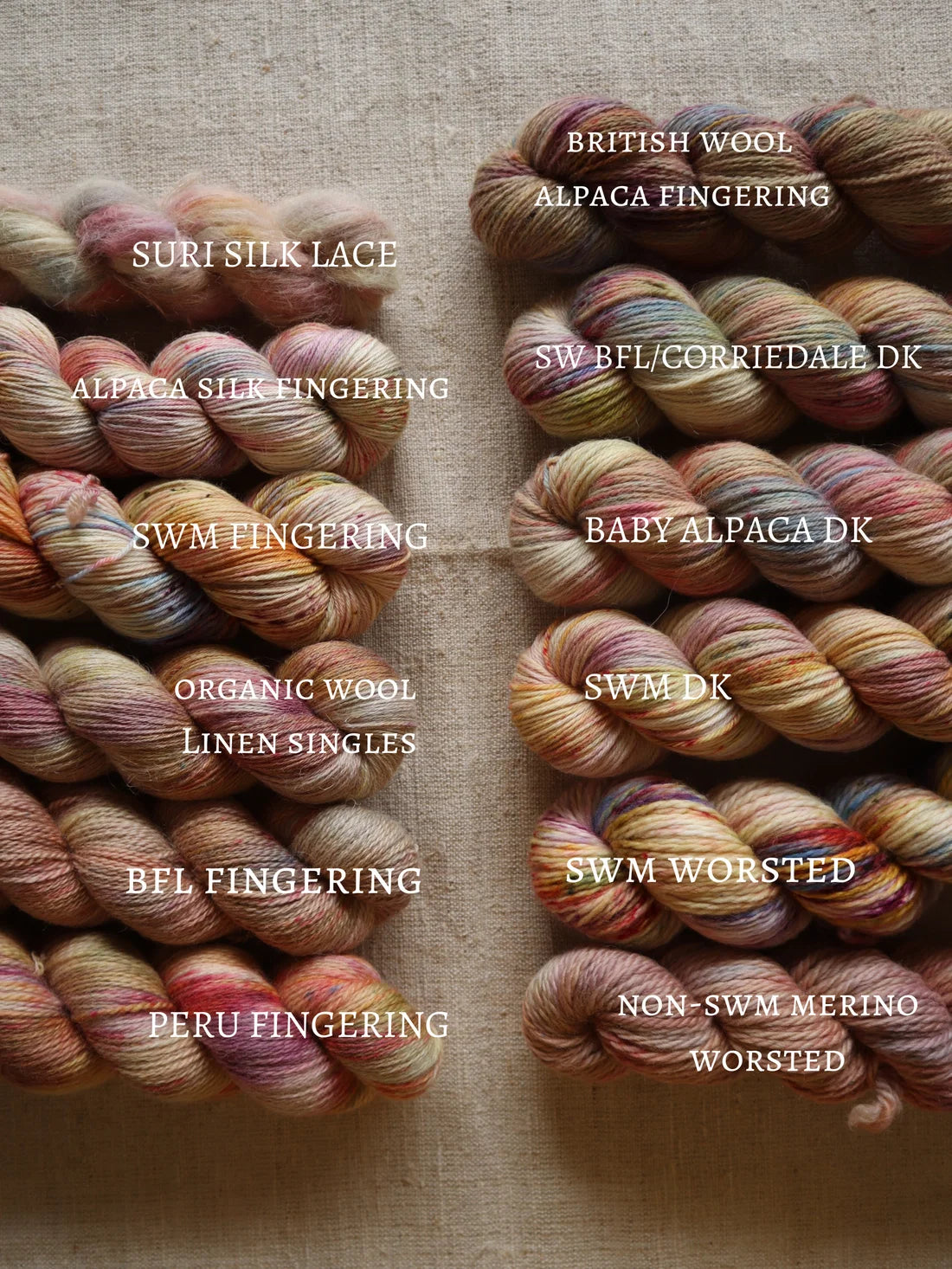 Big Little Yarn Co - Non-Superwash (NON-SWM) Merino Worsted