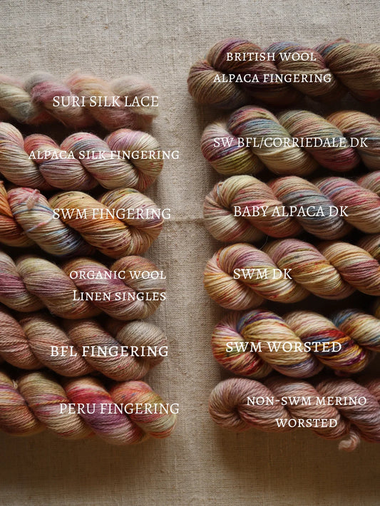Big Little Yarn Co - Non-Superwash (NON-SWM) Merino Worsted