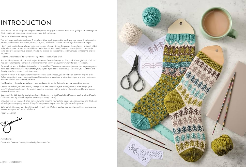 **NEW** Doodle Sock Knitting Directory by Jamie Lomax