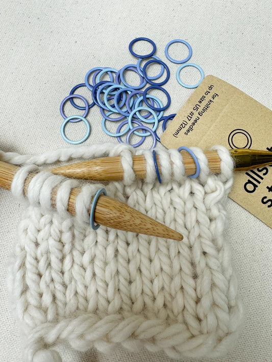 Allstitch Stitch Markers - Extra-Large Rings (Set of 32)
