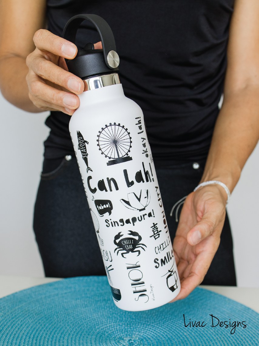 **NEW** Livac Designs Thermo Flask - Singapore Can Lah! Collection