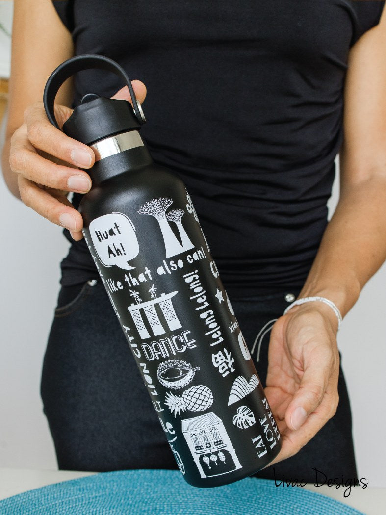 **NEW** Livac Designs Thermo Flask - Singapore Can Lah! Collection