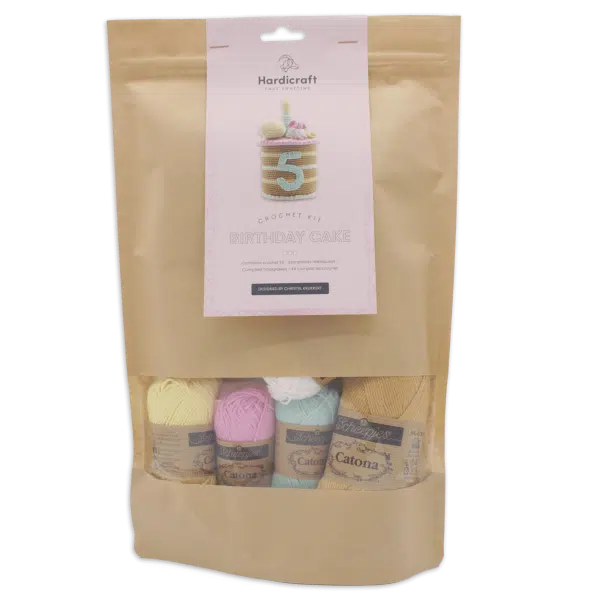 Hardicraft Crochet Kits -  CAKE WITH NUMBERS