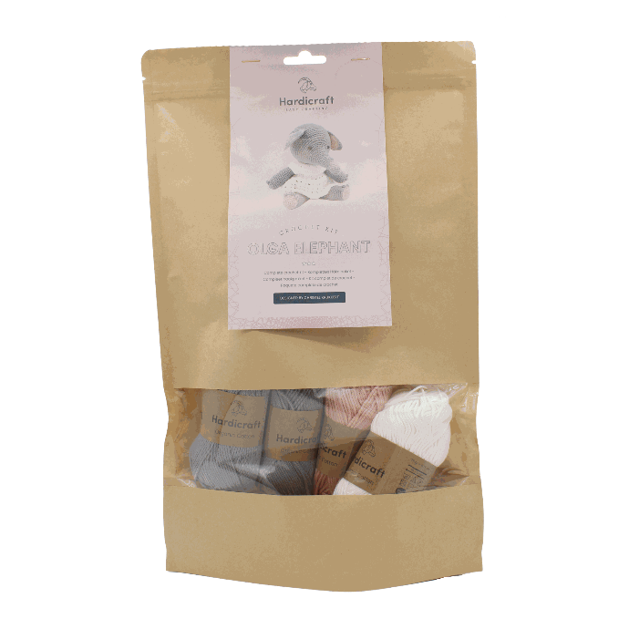 **NEW** Hardicraft Crochet Kits -  OLGA ELEPHANT