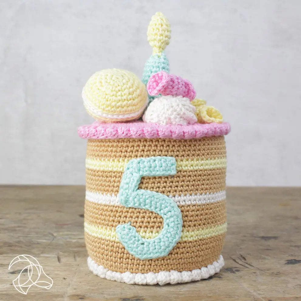 Hardicraft Crochet Kits -  CAKE WITH NUMBERS