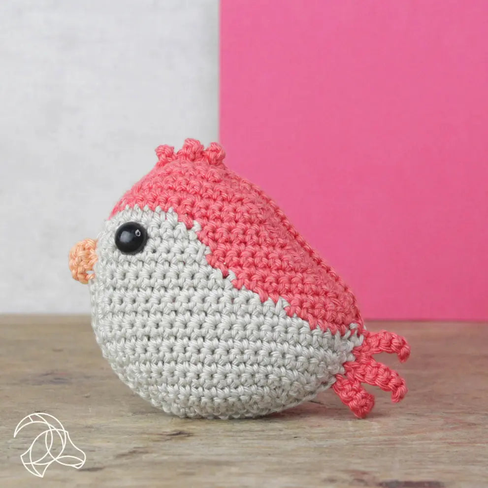 Hardicraft Crochet Kits -  BIRD (RED/YELLOW/BLUE)