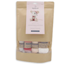 Load image into Gallery viewer, Hardicraft Crochet Kits - CHRISTMAS MOUSE