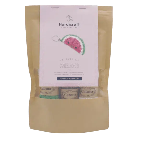 Hardicraft Crochet Kits - BAG HANGER MELON