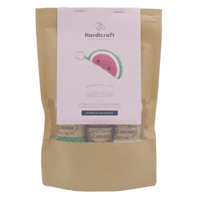 Hardicraft Crochet Kits - BAG HANGER MELON