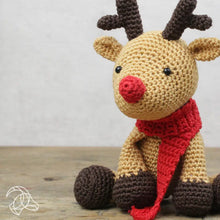 Load image into Gallery viewer, Hardicraft Crochet Kits - RUDOLF REINDEER