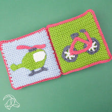 Load image into Gallery viewer, Hardicraft Crochet Kits -  BABY SOFT BOOK “VEHICLES”