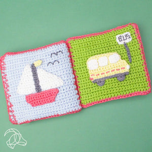 Hardicraft Crochet Kits -  BABY SOFT BOOK “VEHICLES”