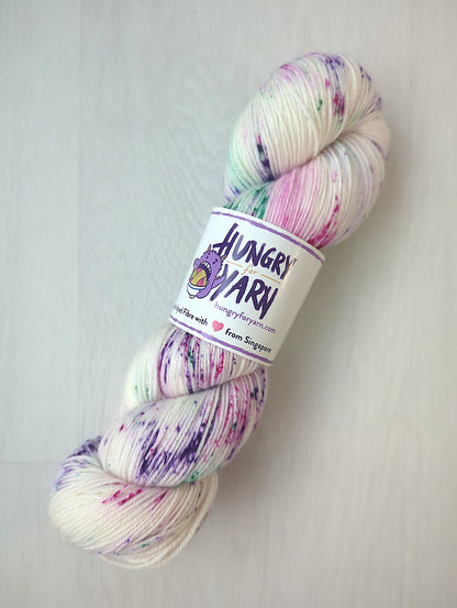 Hungry for Yarn (Singapore Hand-Dyed Yarn) - Super Soft Merino