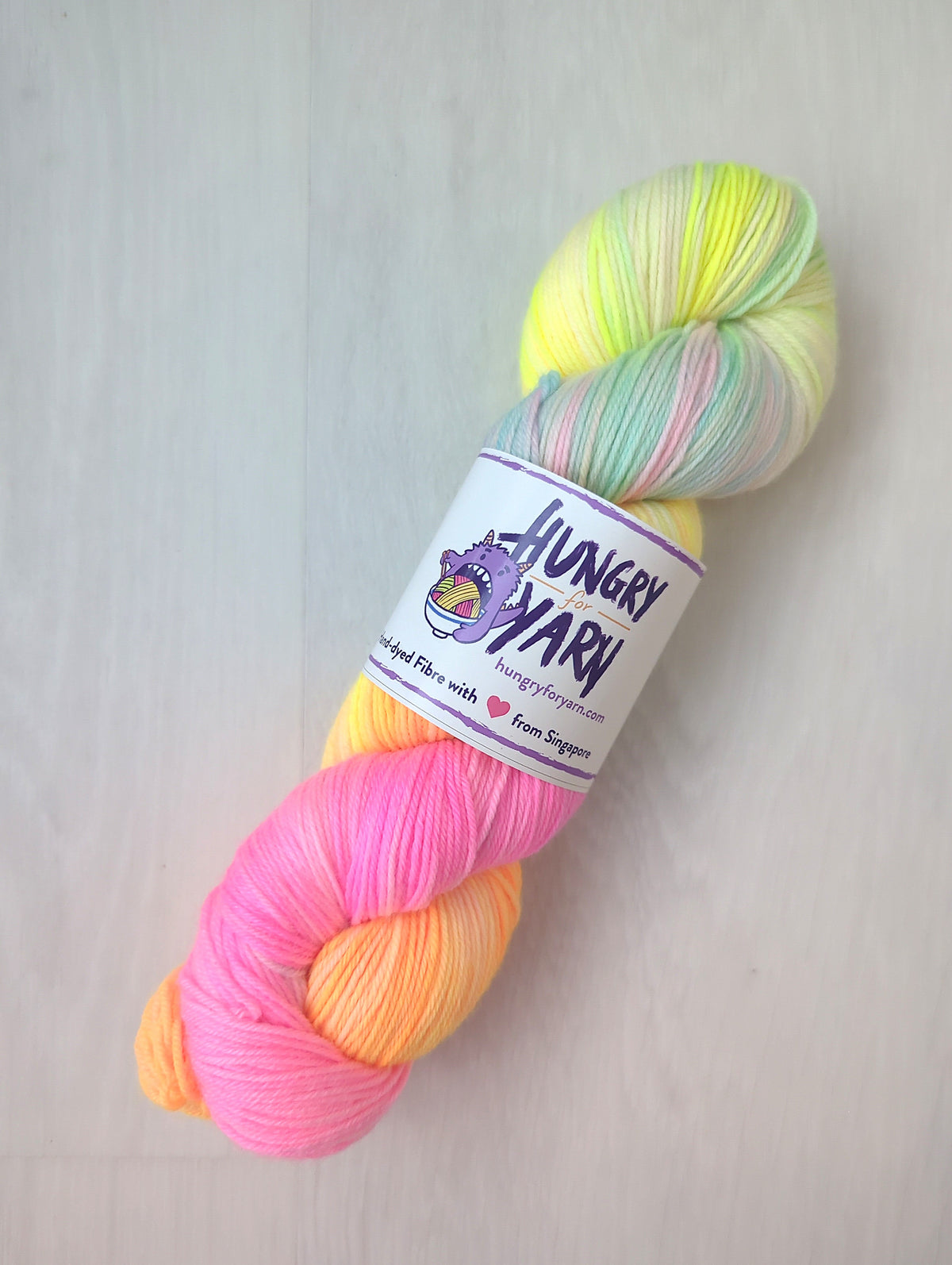 Hungry for Yarn (Singapore Hand-Dyed Yarn) - Super Soft Merino