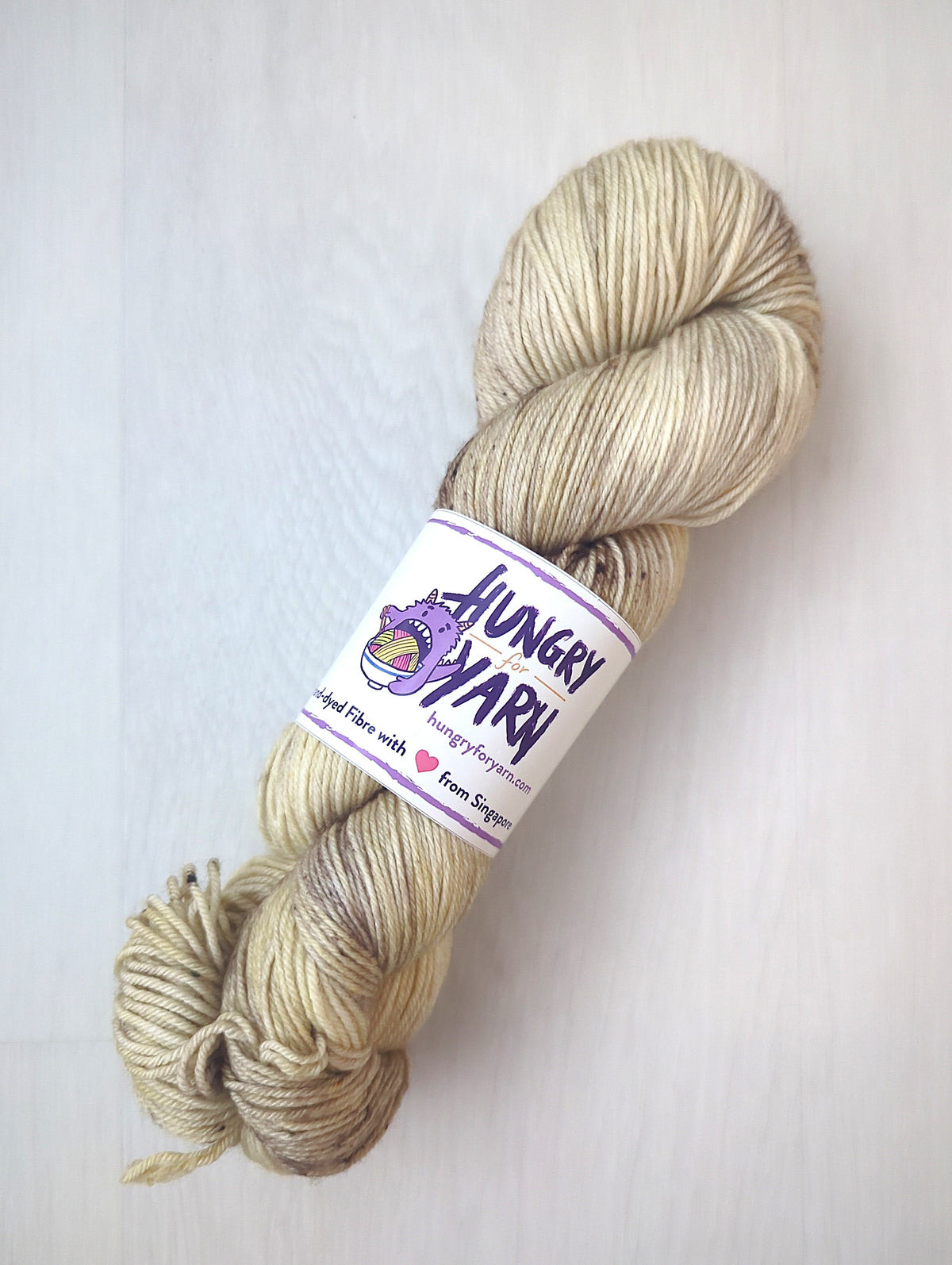 Hungry for Yarn (Singapore Hand-Dyed Yarn) - Super Soft Merino
