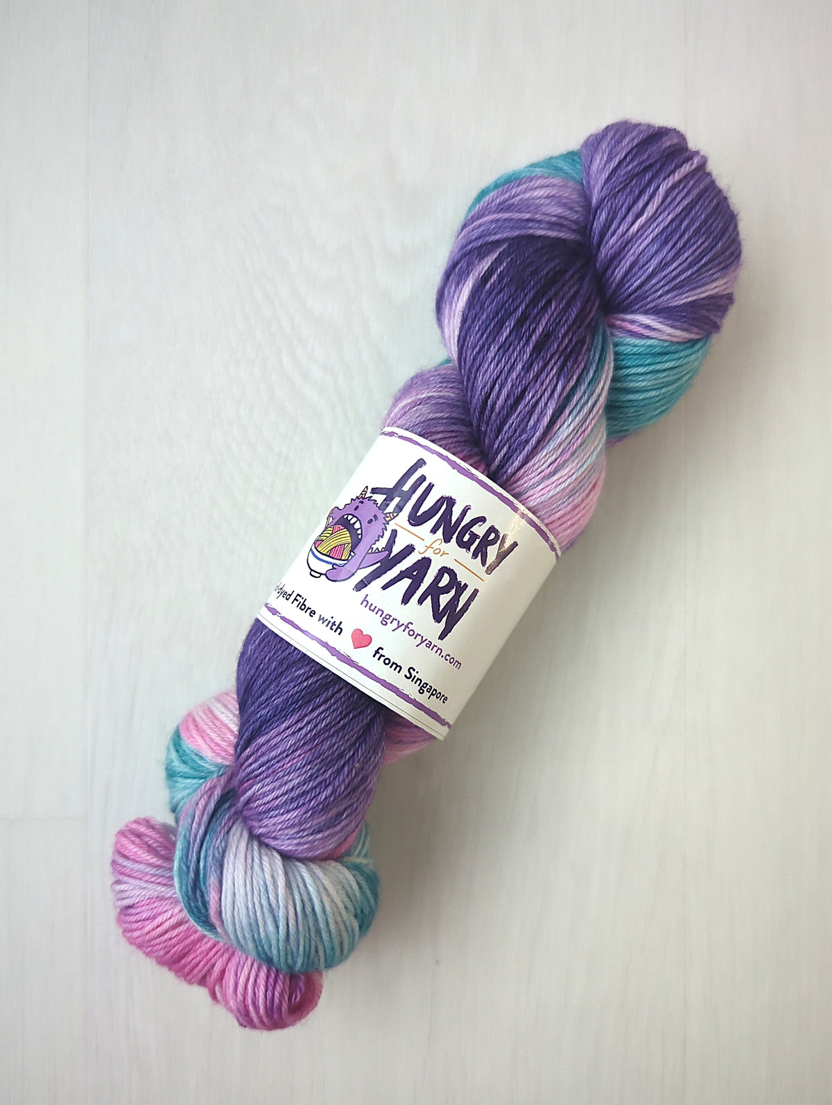Hungry for Yarn (Singapore Hand-Dyed Yarn) - Super Soft Merino
