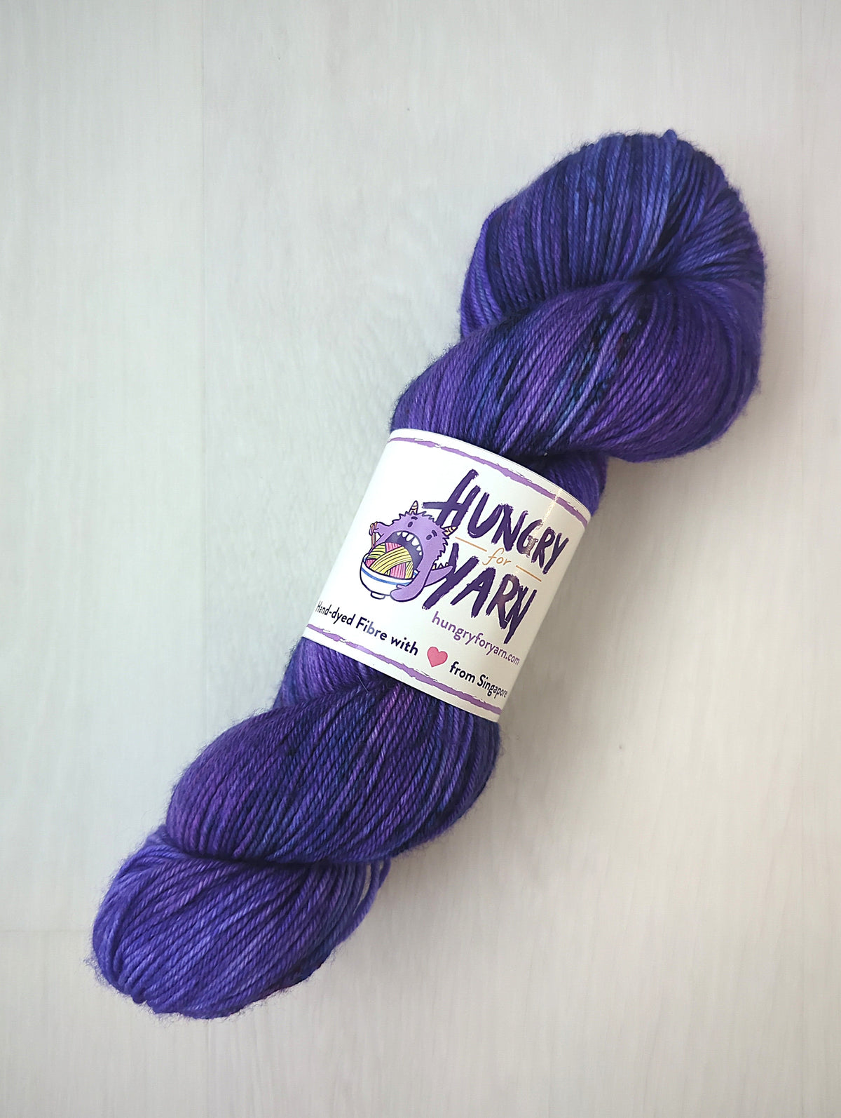 Hungry for Yarn (Singapore Hand-Dyed Yarn) - Super Soft Merino