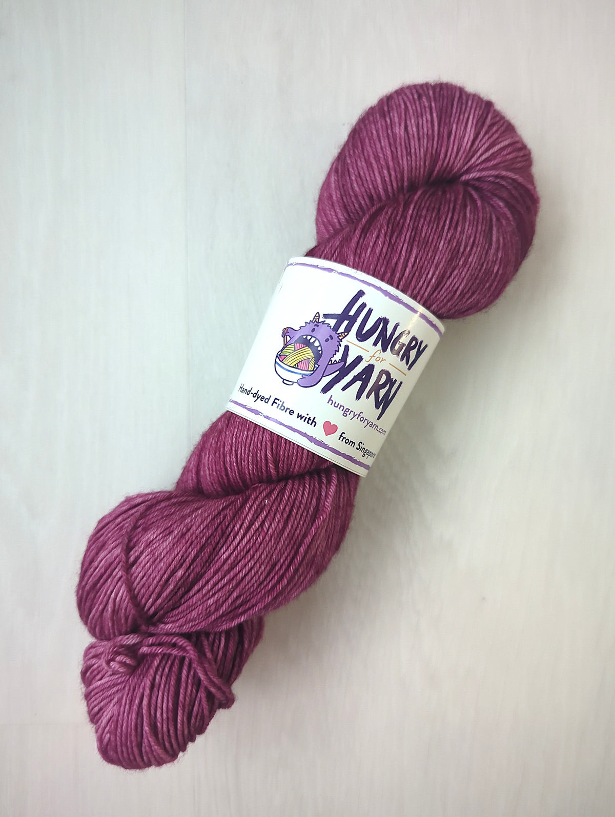 Hungry for Yarn (Singapore Hand-Dyed Yarn) - Super Soft Merino