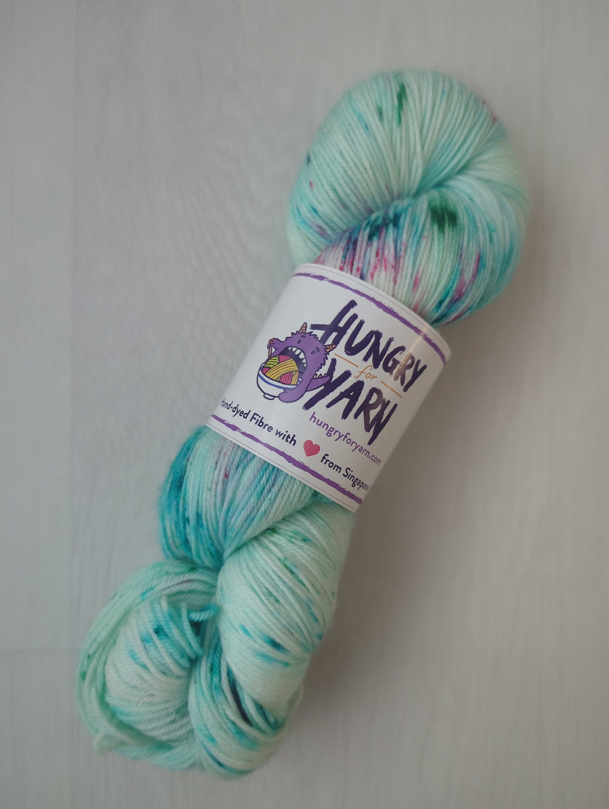 Hungry for Yarn (Singapore Hand-Dyed Yarn) - Super Soft Merino