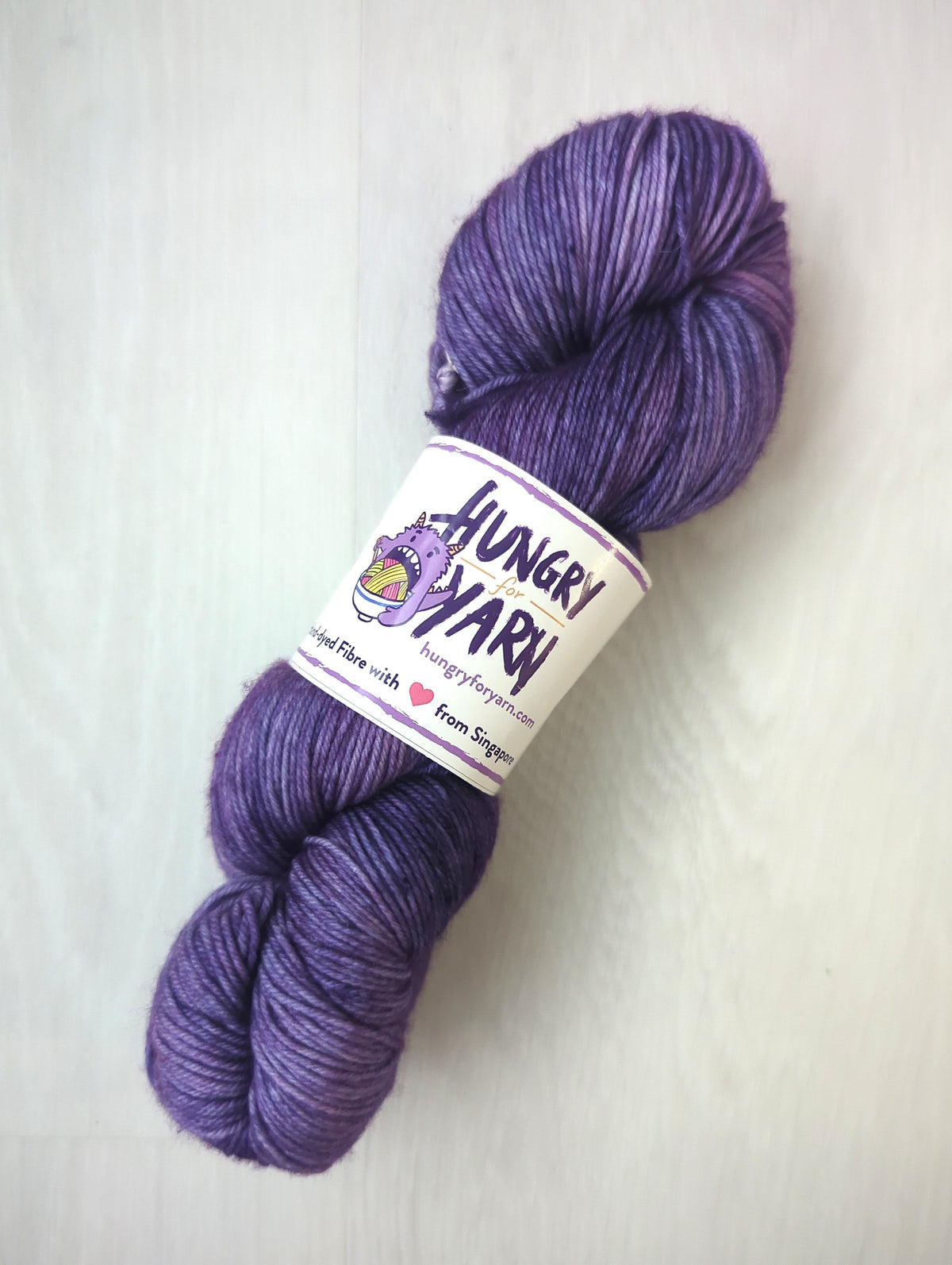 Hungry for Yarn (Singapore Hand-Dyed Yarn) - Super Soft Merino