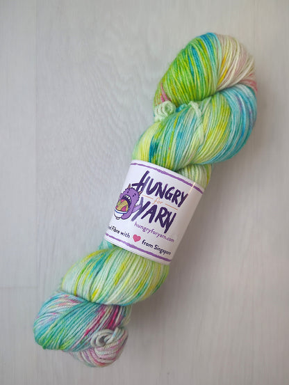 Hungry for Yarn (Singapore Hand-Dyed Yarn) - Super Soft Merino