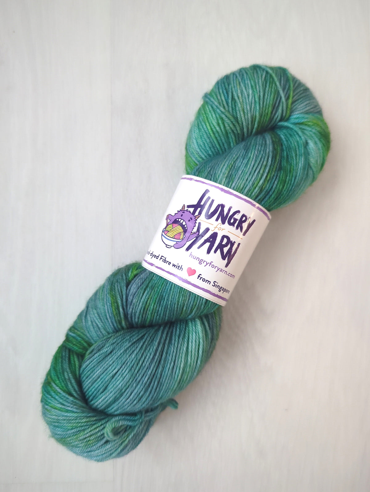 Hungry for Yarn (Singapore Hand-Dyed Yarn) - Super Soft Merino