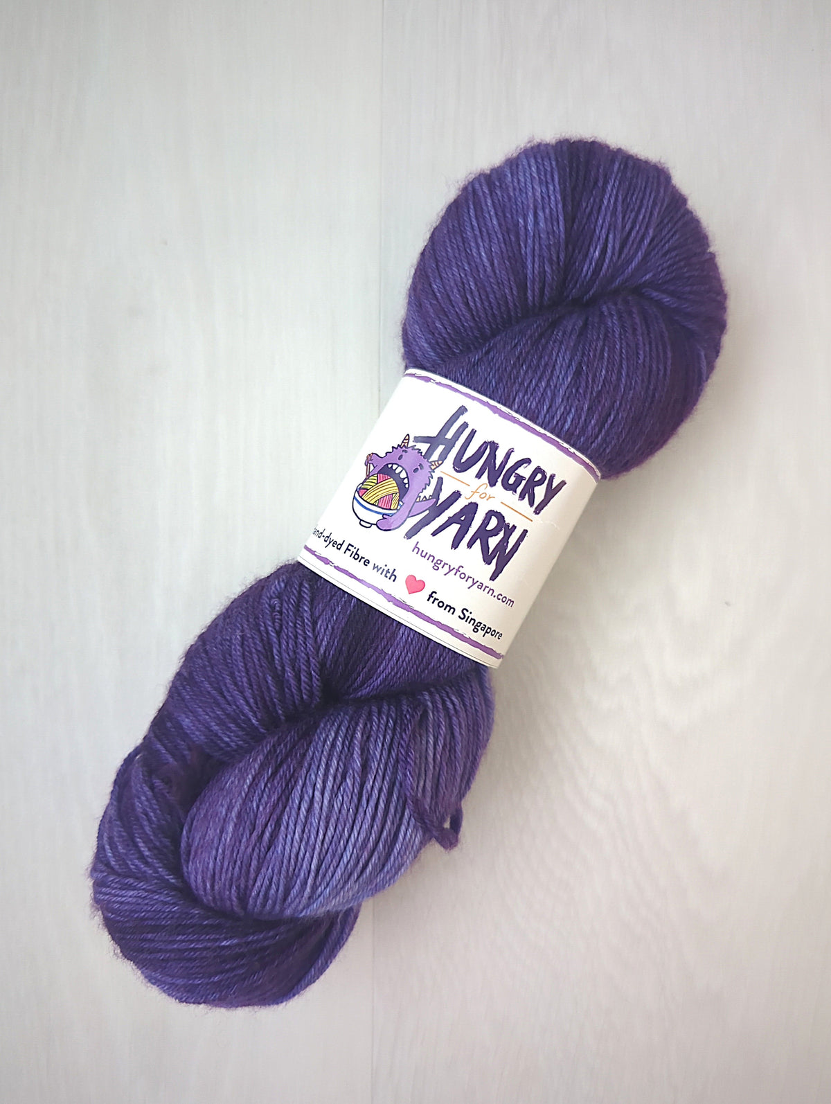 Hungry for Yarn (Singapore Hand-Dyed Yarn) - Super Soft Merino