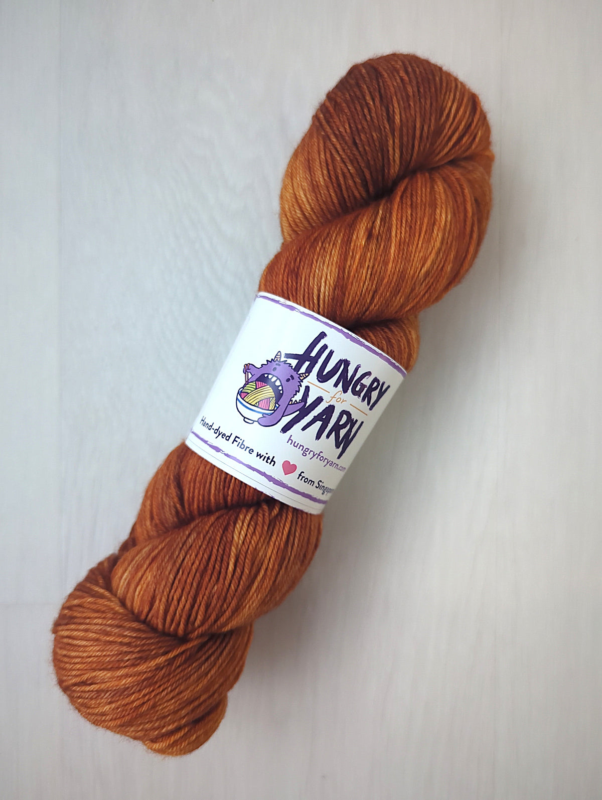 Hungry for Yarn (Singapore Hand-Dyed Yarn) - Super Soft Merino