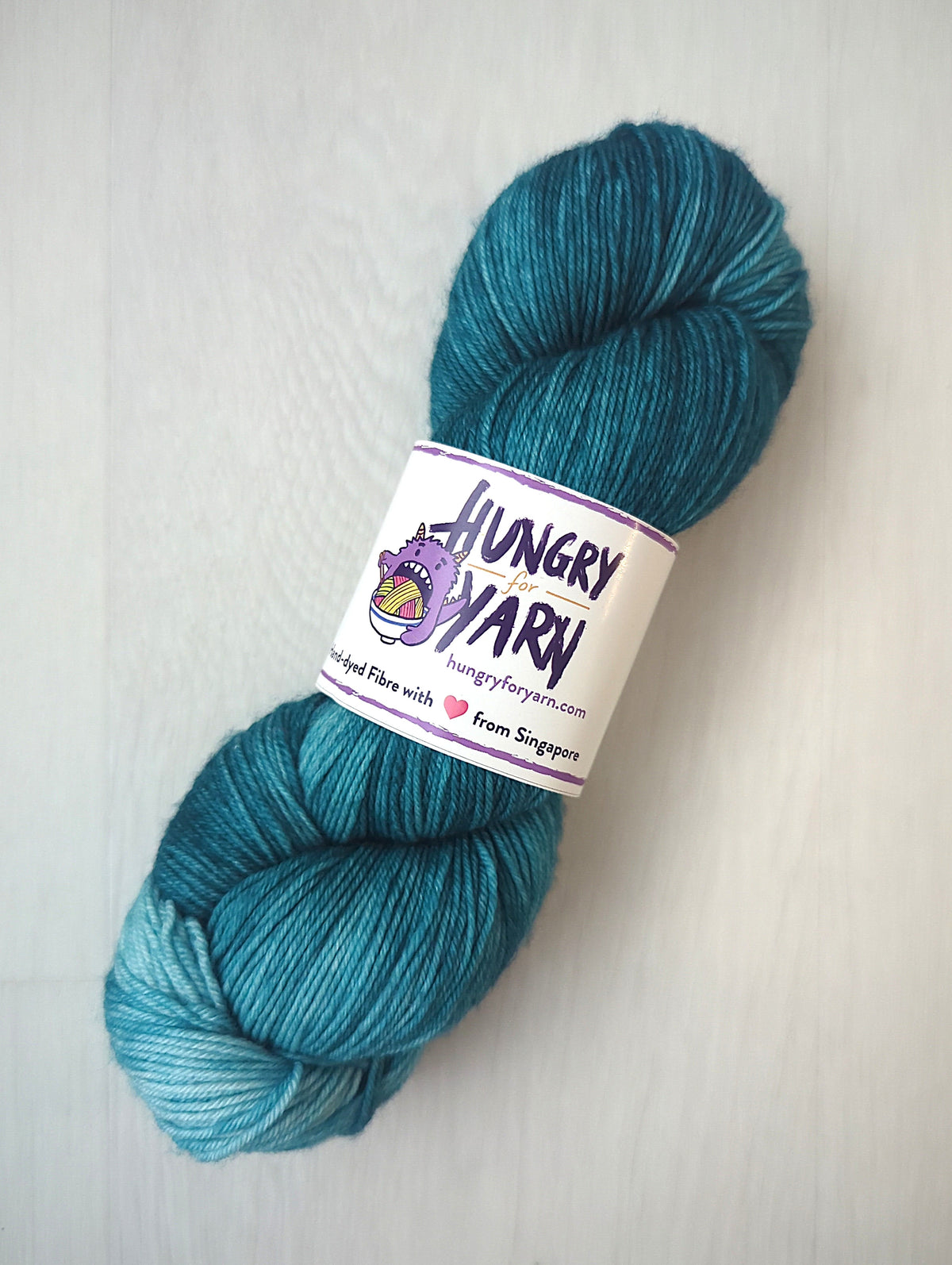 Hungry for Yarn (Singapore Hand-Dyed Yarn) - Super Soft Merino