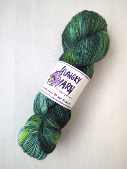 Hungry for Yarn (Singapore Hand-Dyed Yarn) - Super Soft Merino