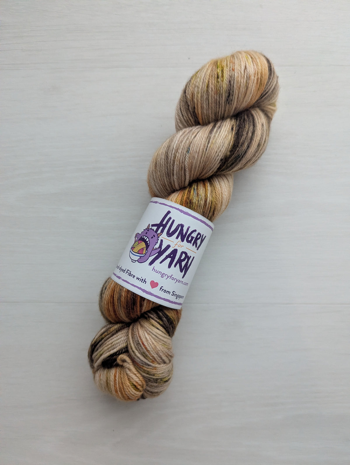 Hungry for Yarn (Singapore Hand-Dyed Yarn) - Super Soft Merino