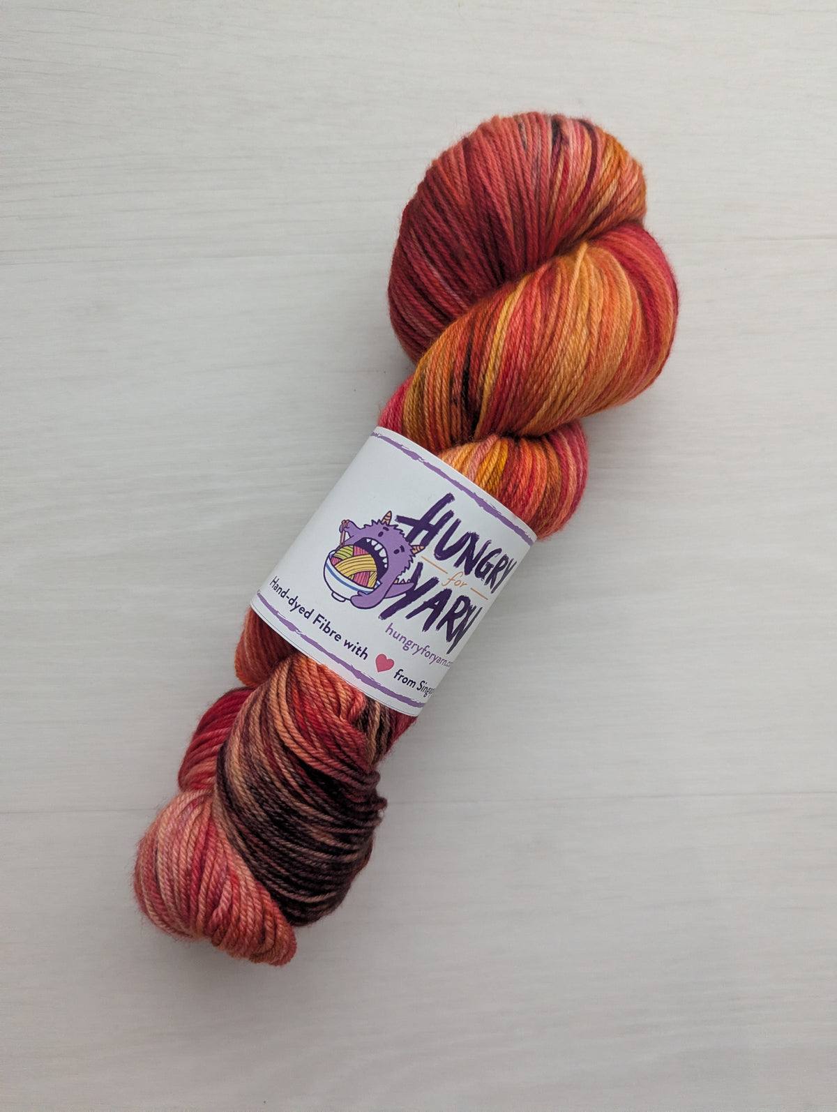 Hungry for Yarn (Singapore Hand-Dyed Yarn) - Super Soft Merino