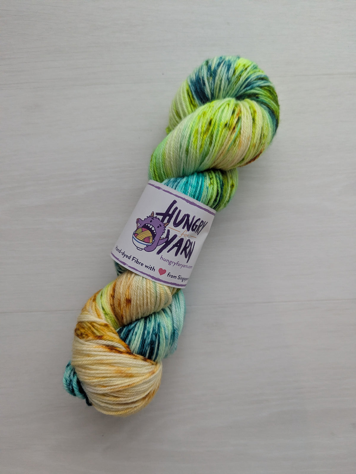 Hungry for Yarn (Singapore Hand-Dyed Yarn) - Super Soft Merino