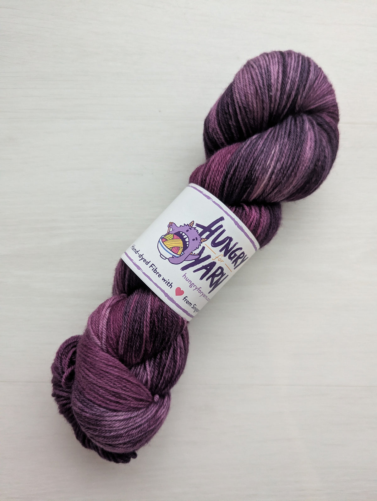 Hungry for Yarn (Singapore Hand-Dyed Yarn) - Super Soft Merino