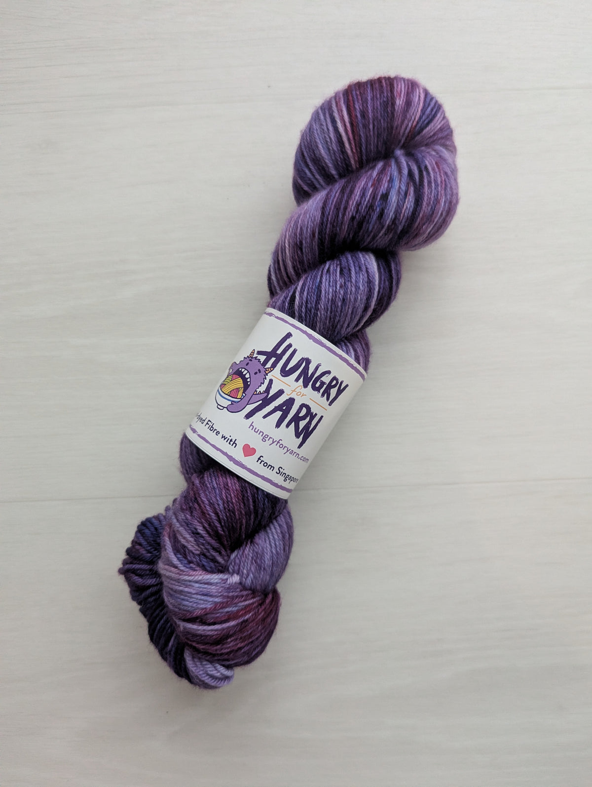 Hungry for Yarn (Singapore Hand-Dyed Yarn) - Super Soft Merino