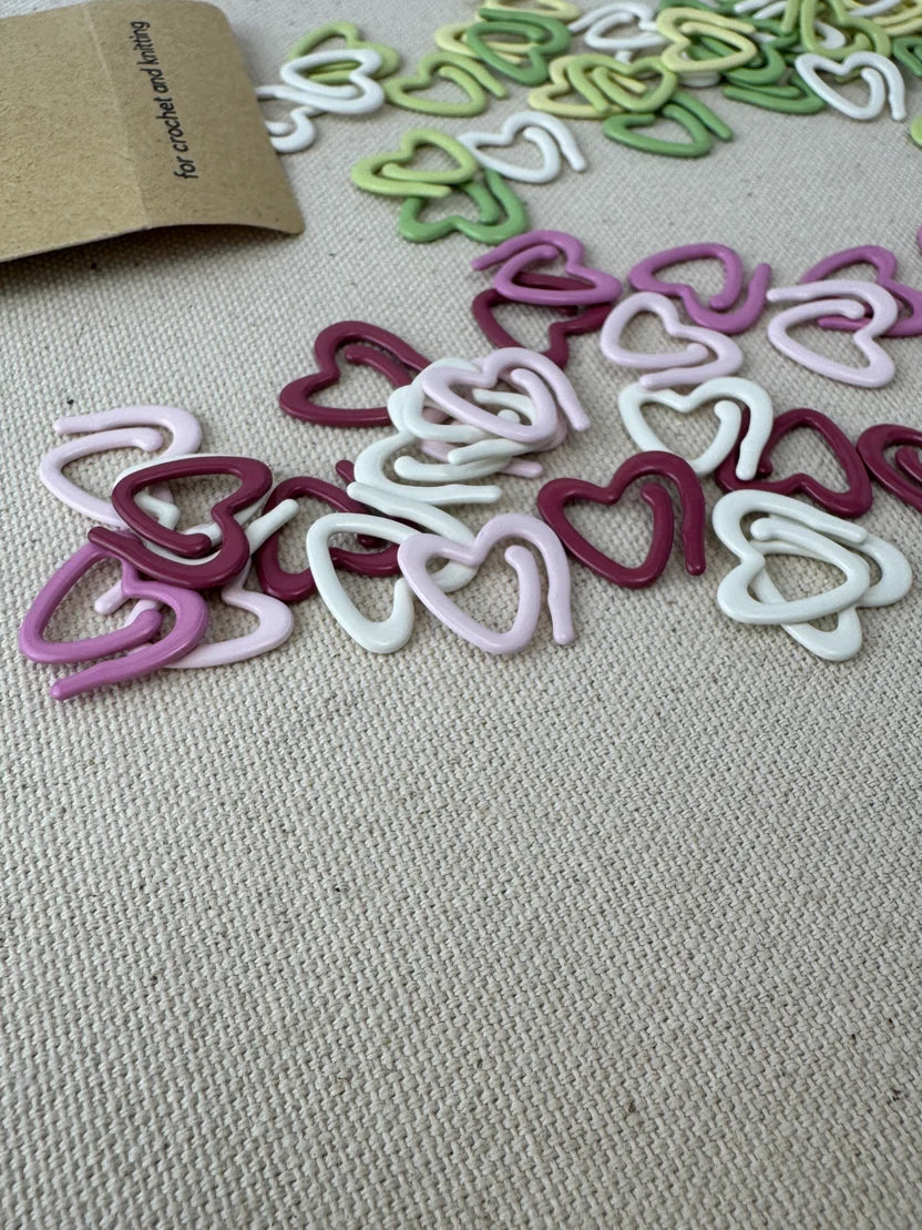 Allstitch Stitch Markers - Hearts (set of 32)