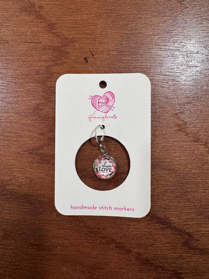 Unique Stitch Markers by Yarning Hearts