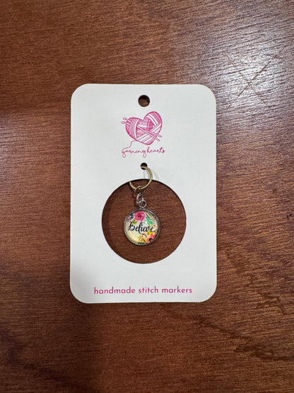 Unique Stitch Markers by Yarning Hearts