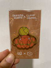 Load image into Gallery viewer, Yarning Hearts x Cloudchunks Sea Creatures Enamel Pins