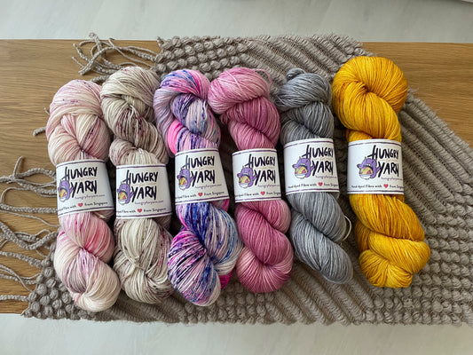 Hungry for Yarn (Singapore Hand-Dyed Yarn) - Super Soft Merino