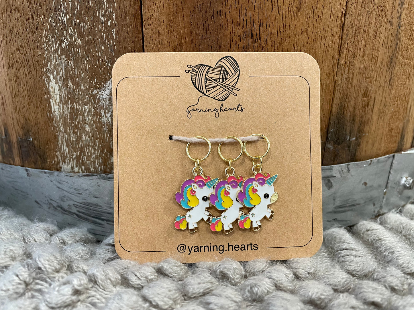 Hungry for Yarn Stitch Markers