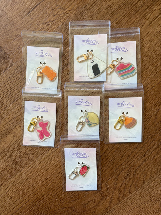 **NEW** Art by Xiu Keychains