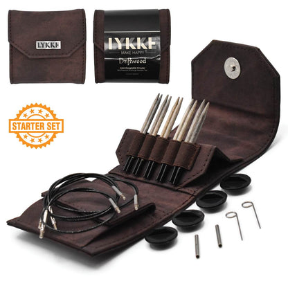 Lykke Wooden Interchangeable Knitting Needles Set (3.5"/5")