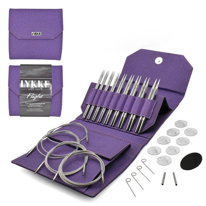 **NEW** Lykke Flight Stainless Steel Interchangeable Needle Standard Set (3.5"/5")