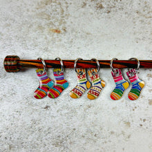 Load image into Gallery viewer, Emma Ball Socks Stitch Markers in Pocket Tin
