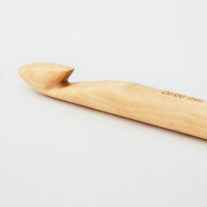 Knitpro Jumbo Birch Single Ended Crochet Hook