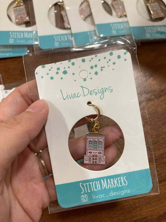 **NEW** Livac Designs Shophouse Stitch Marker
